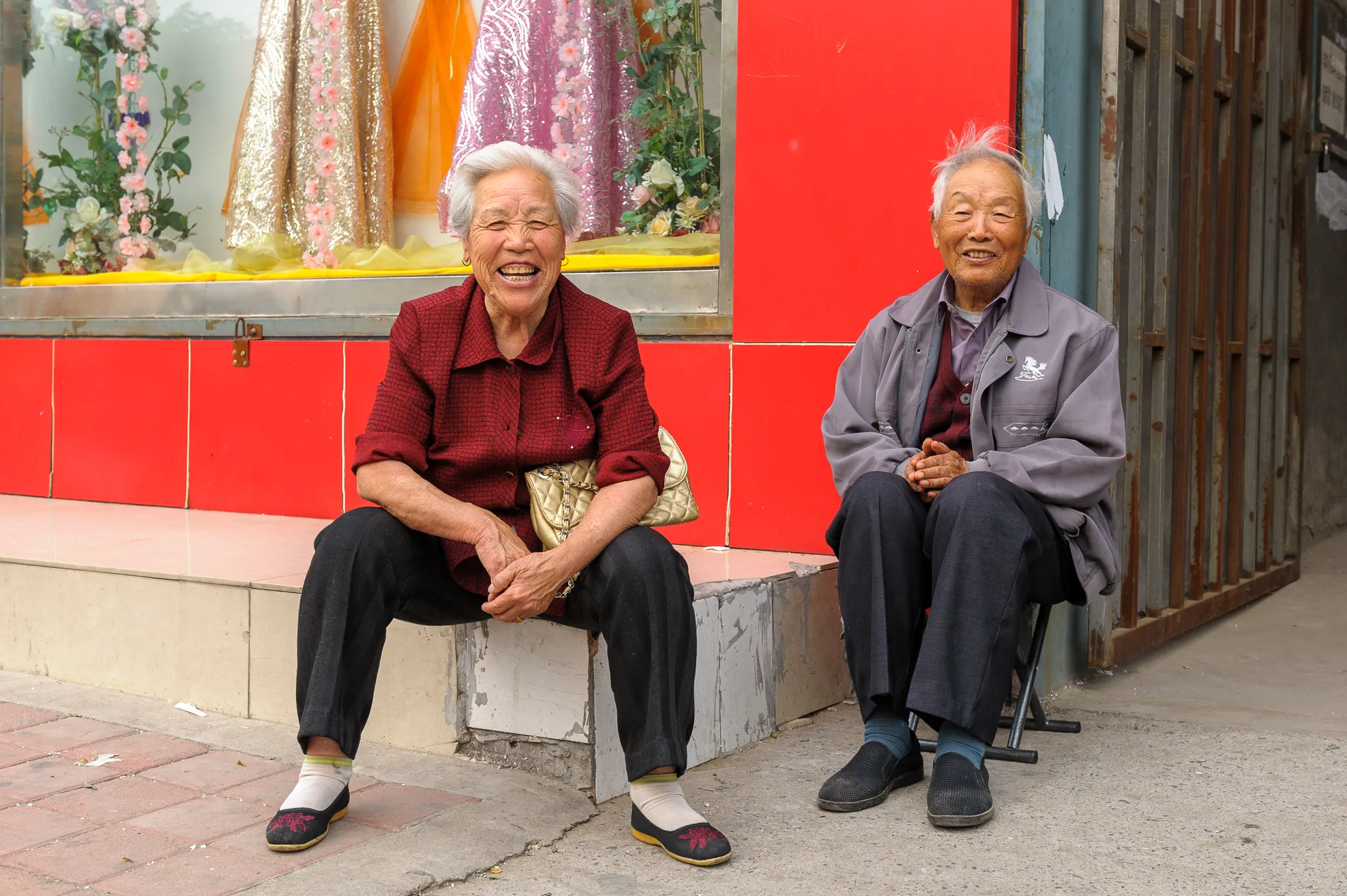 Un couple agé en Chine