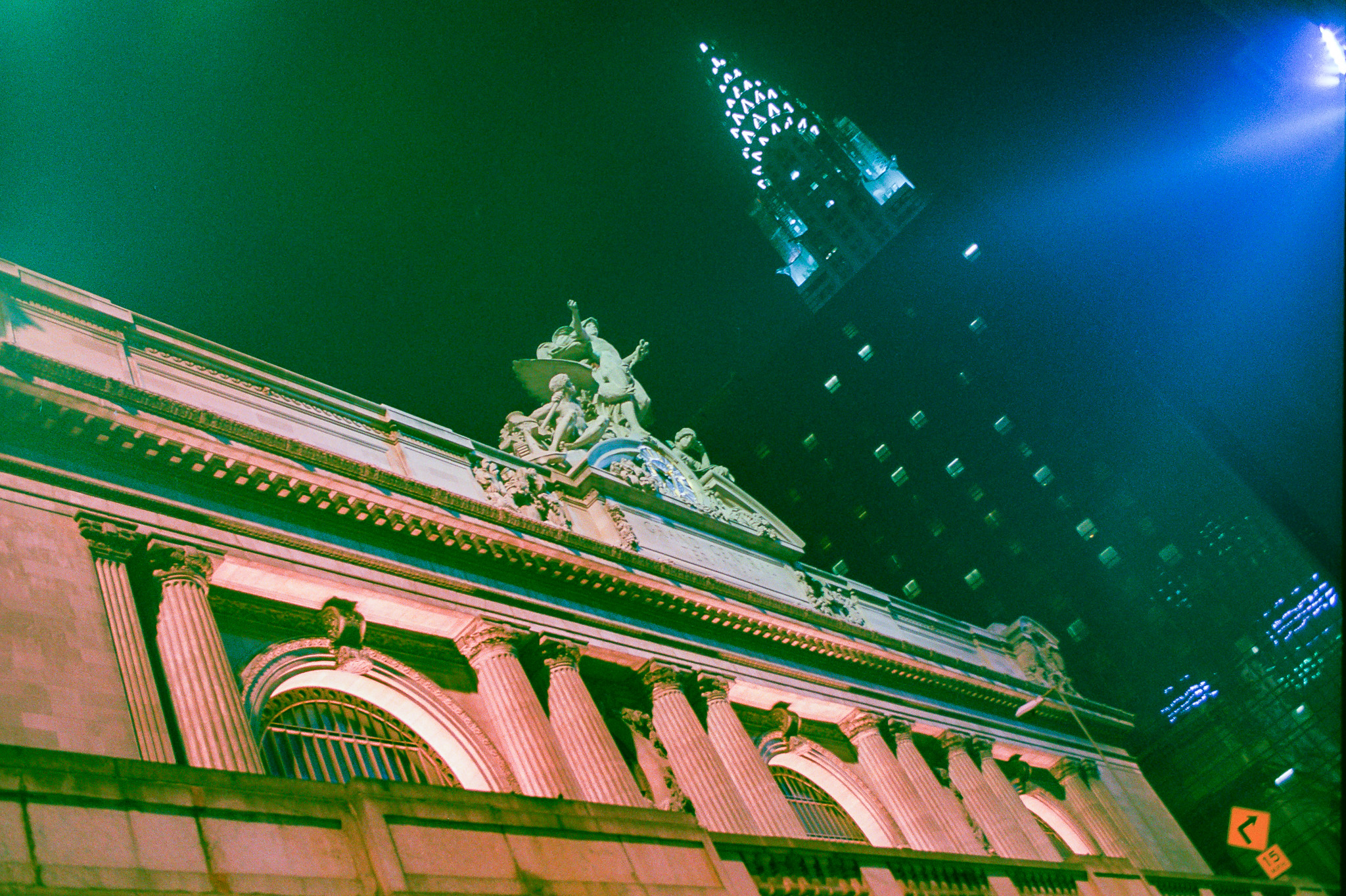 NEW-YORK Grand Cental la nuit