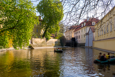 Canal de la Čertovka à Malá Strana