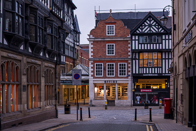 Petite rue du centre historique de Chester
